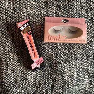 Lux duo- XXL lip plumper and hand made lashes